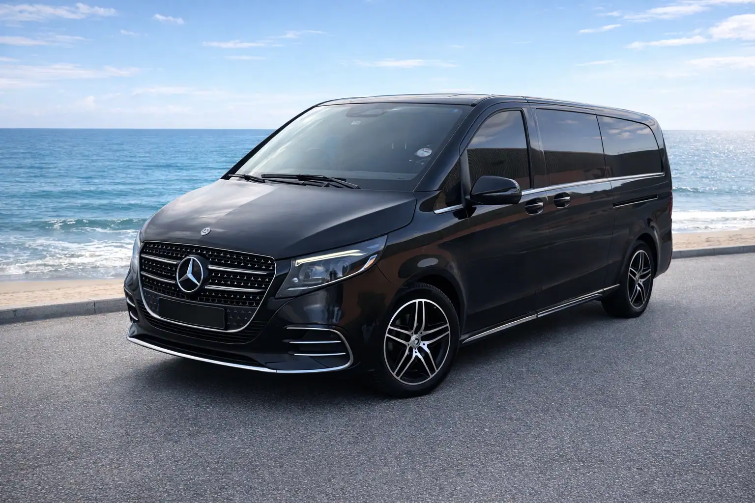 Mercedes V-Class luxury van Toulon Airport