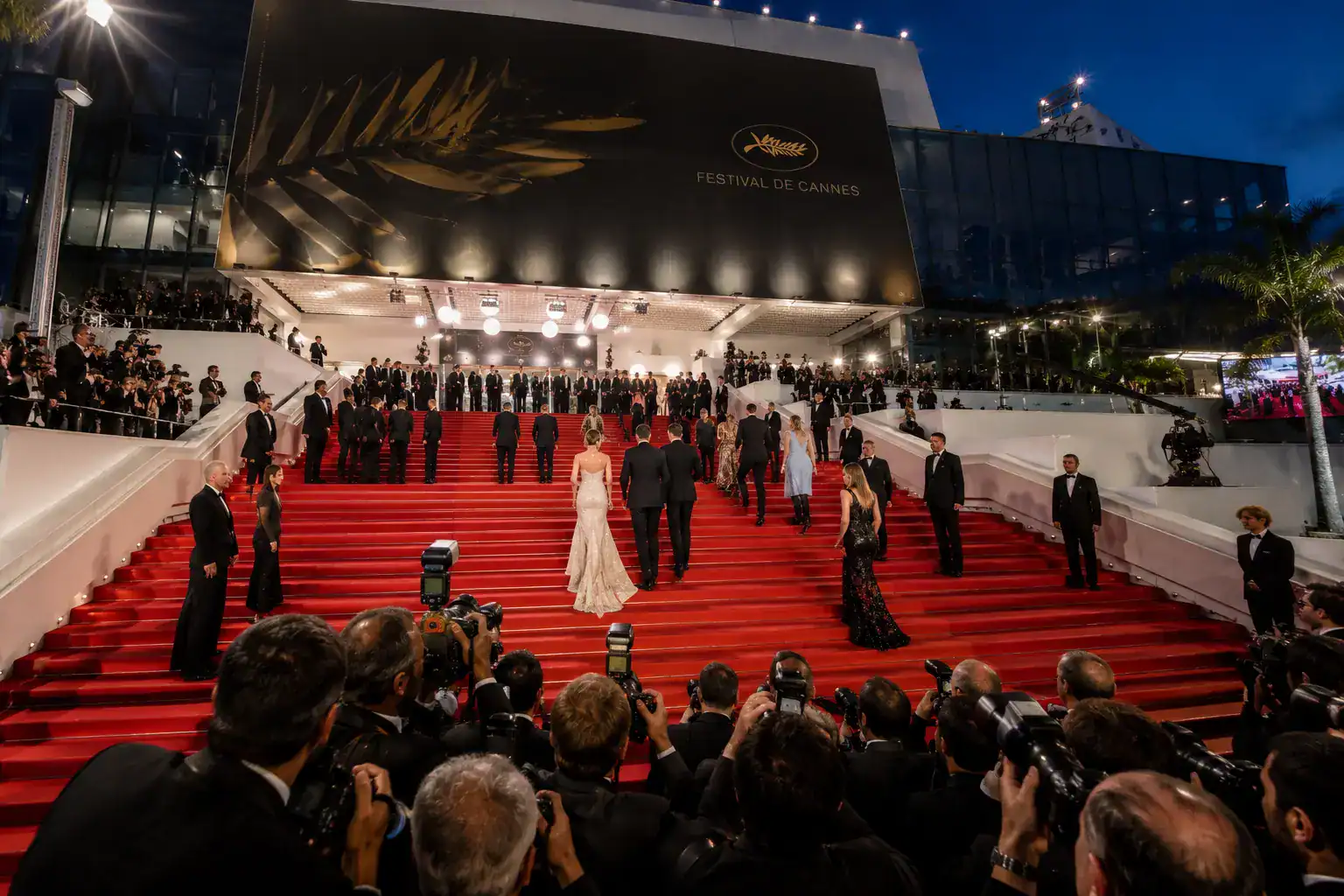 Red carpet steps Festival de Cannes
